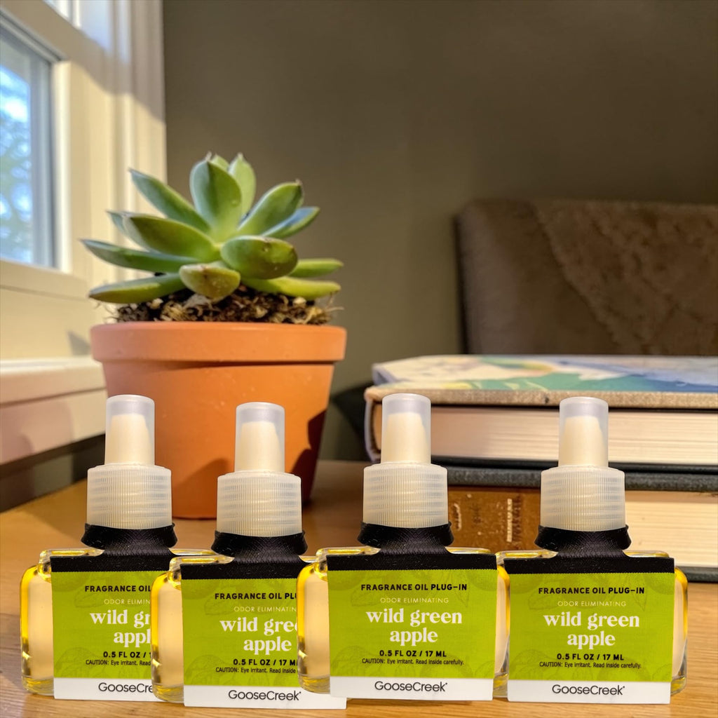 Wild Green Apples Fragrance Oil Plug-In, Odor Eliminating, 0.5 FL OZ, 17 ML