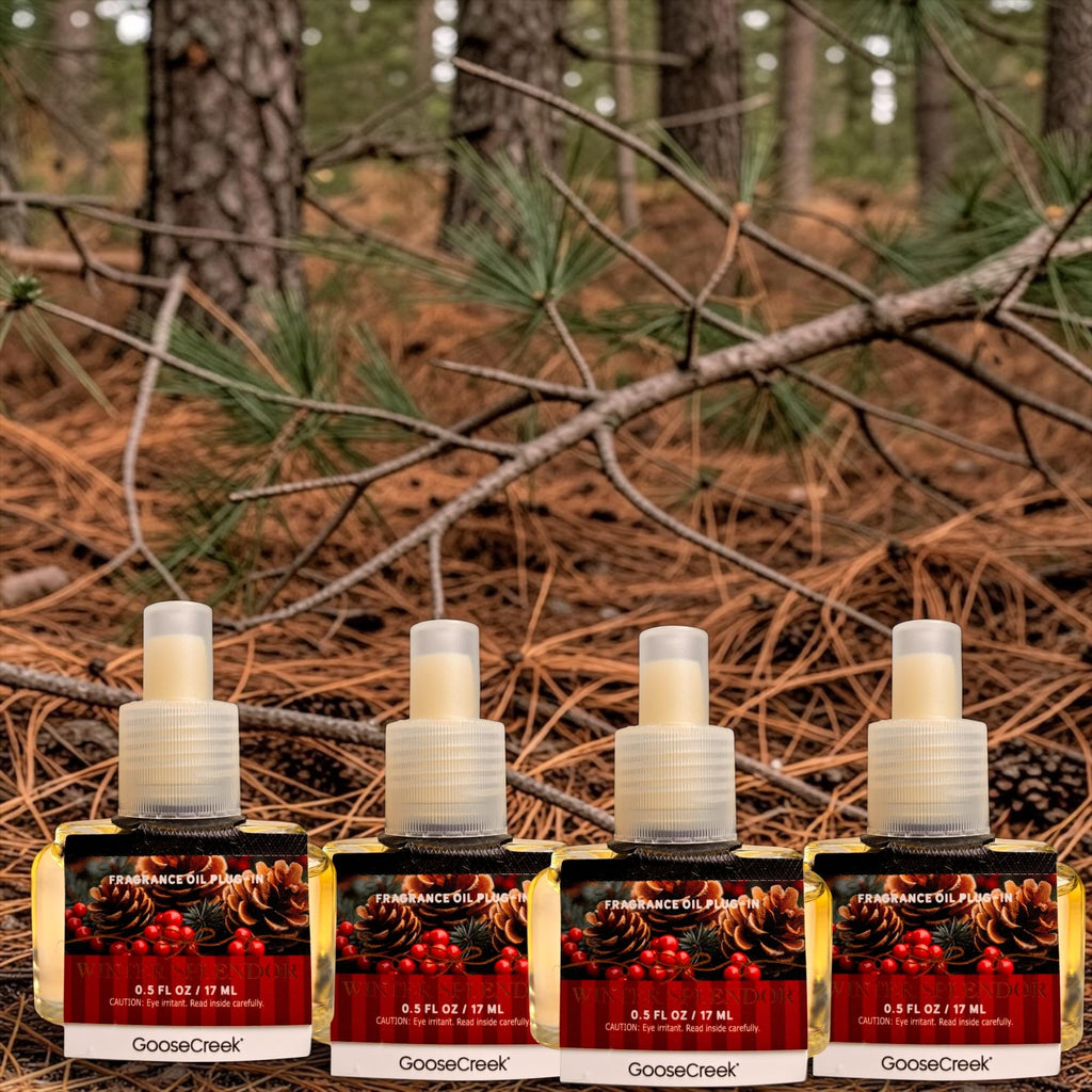 Fragrance Oil Plug-In, Winter Cedar Scent, 0.5 FL OZ / 17 ML