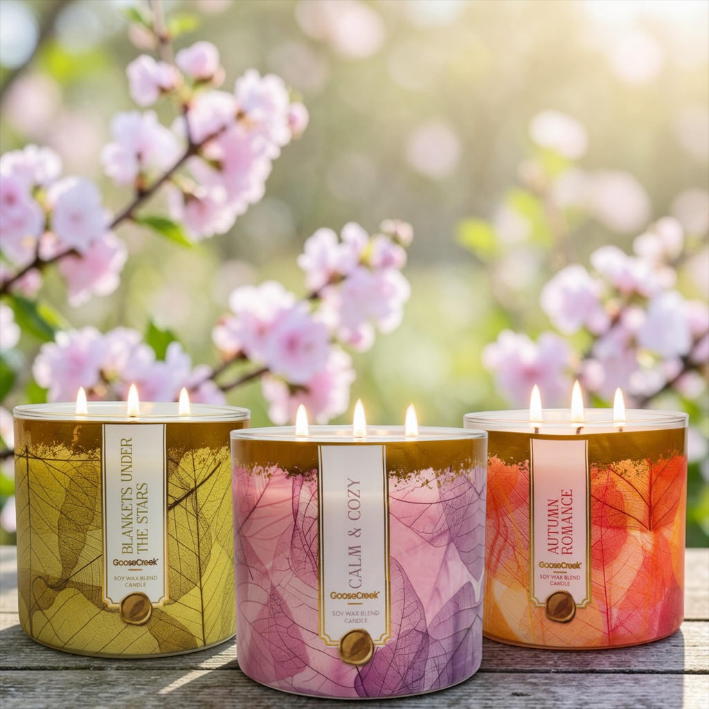 Blankets Under the Stars, Autumn Romance Scents Calm & Cozy Soy Wax Blend Candles, 3-Wick, 14.5 oz