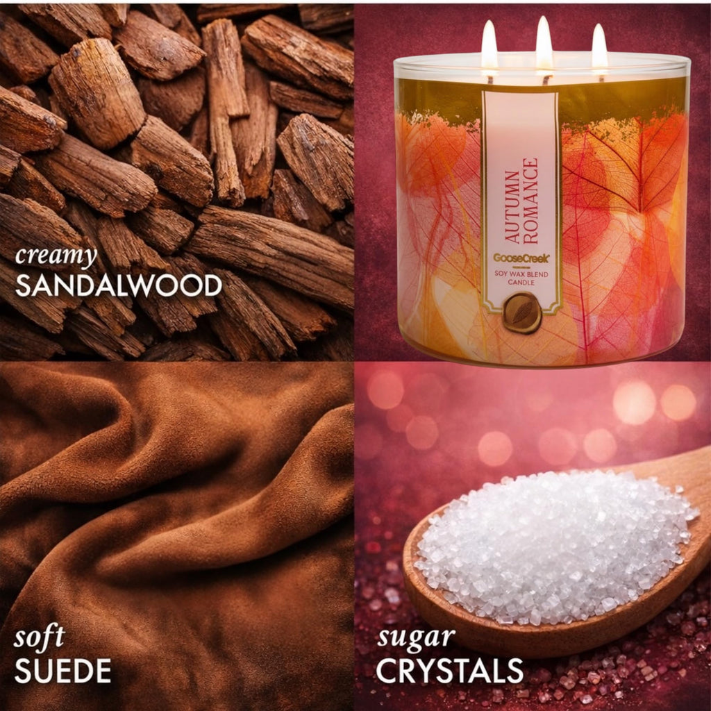 Blankets Under the Stars, Autumn Romance Scents Calm & Cozy Soy Wax Blend Candles, 3-Wick, 14.5 oz