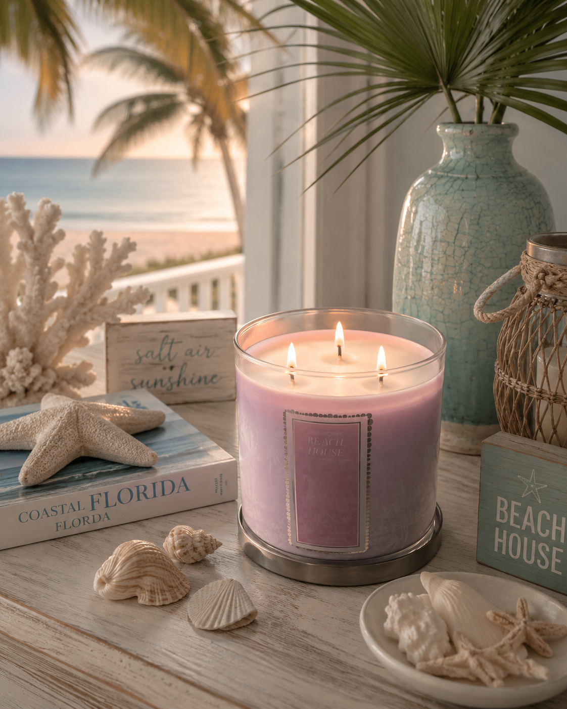 Beach House Candle 14.5 oz soy wax