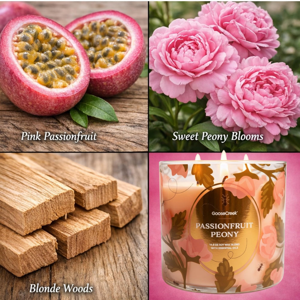 Floral Summer 3-Wick Scented Candles, Soy Wax Blend with Essential Oils, 14.5 oz, Set of 3 Floral Fragrances