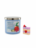 Blueberry Limeade Scented Candle, Soy Wax Blend, 14.5 oz, Fruity Blueberry, Raspberry & Limeade Scent