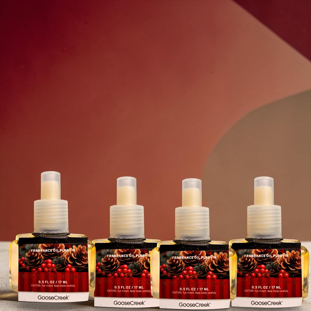 Fragrance Oil Plug-In, Winter Cedar Scent, 0.5 FL OZ / 17 ML
