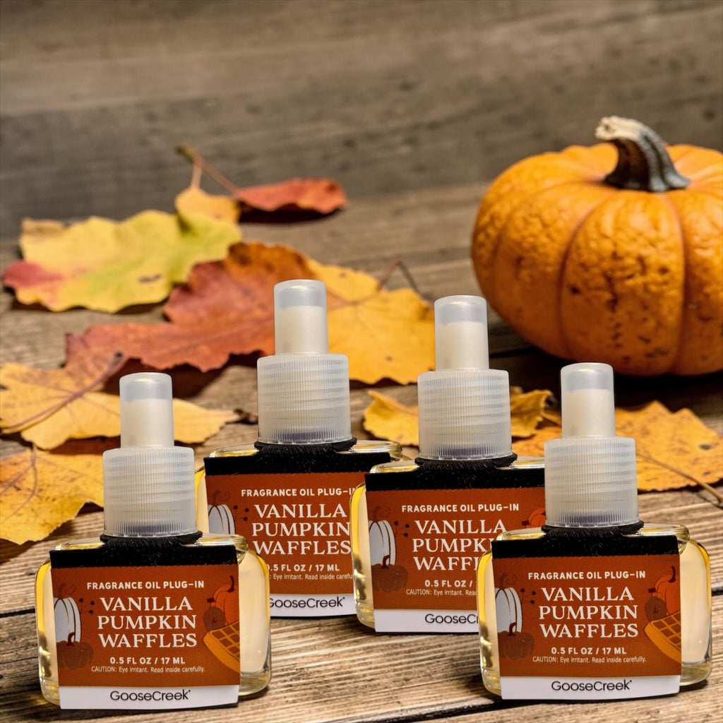 Vanilla Pumpkin Waffles Fragrance Oil Plug-In Refills, 0.5 FL OZ / 17 ML, 4 Pack