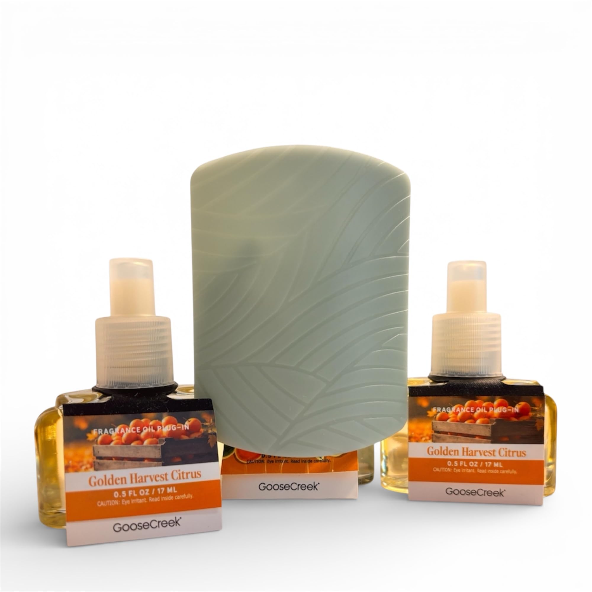 Goose Creek Golden Harvest Citrus Fragrance Oil Plug-In Refills, Autumn's Embrace Wallflower, 3 Pack, 0.5 FL OZ Each