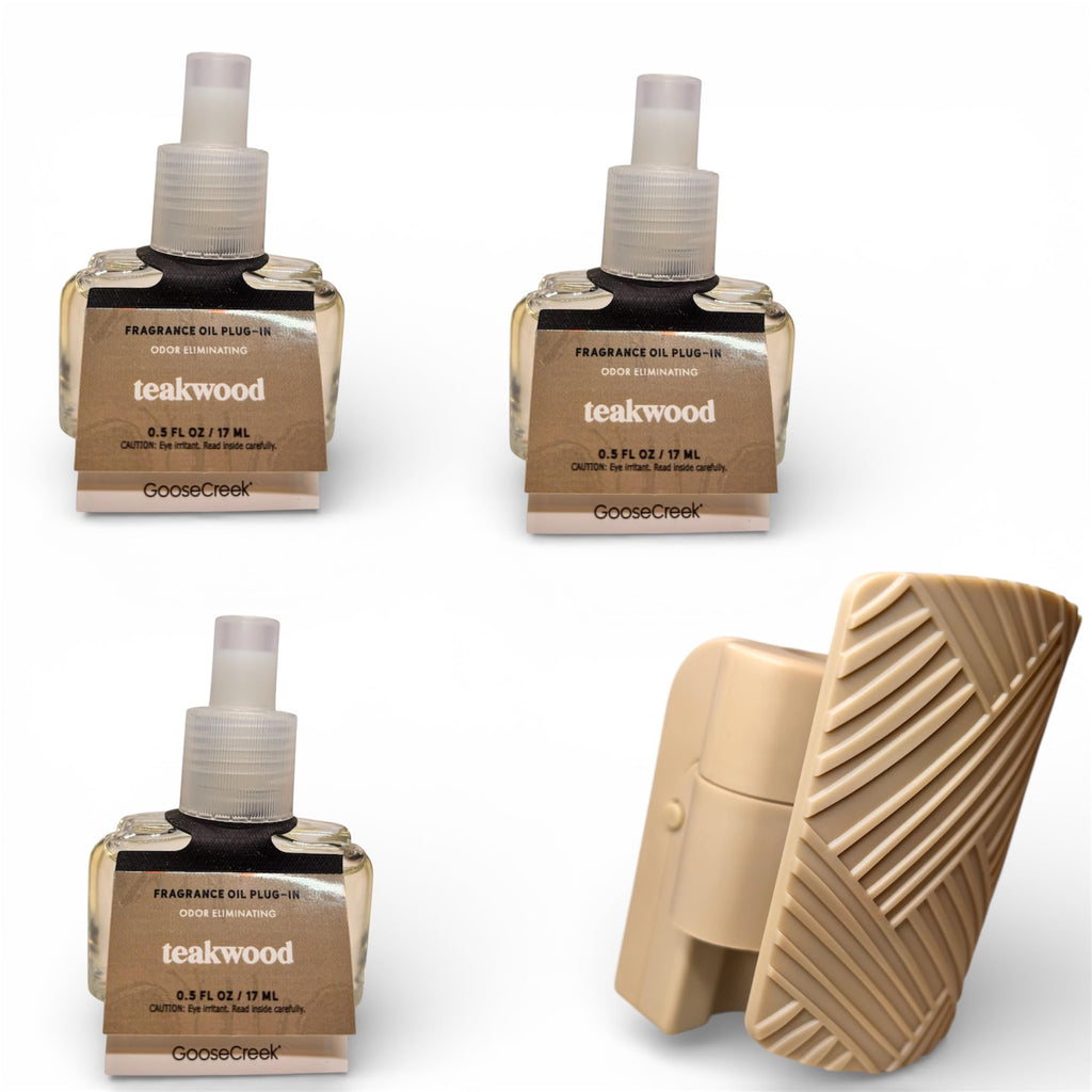 Teakwood Fragrance Oil Plug-In Refill, Odor Eliminating, 0.5 FL OZ / 17 ML