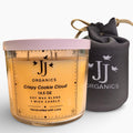 JJ Organics Crispy Cookie Cloud Soy Wax Blend Candle, 3 Wick, 14.5 oz, Handcrafted