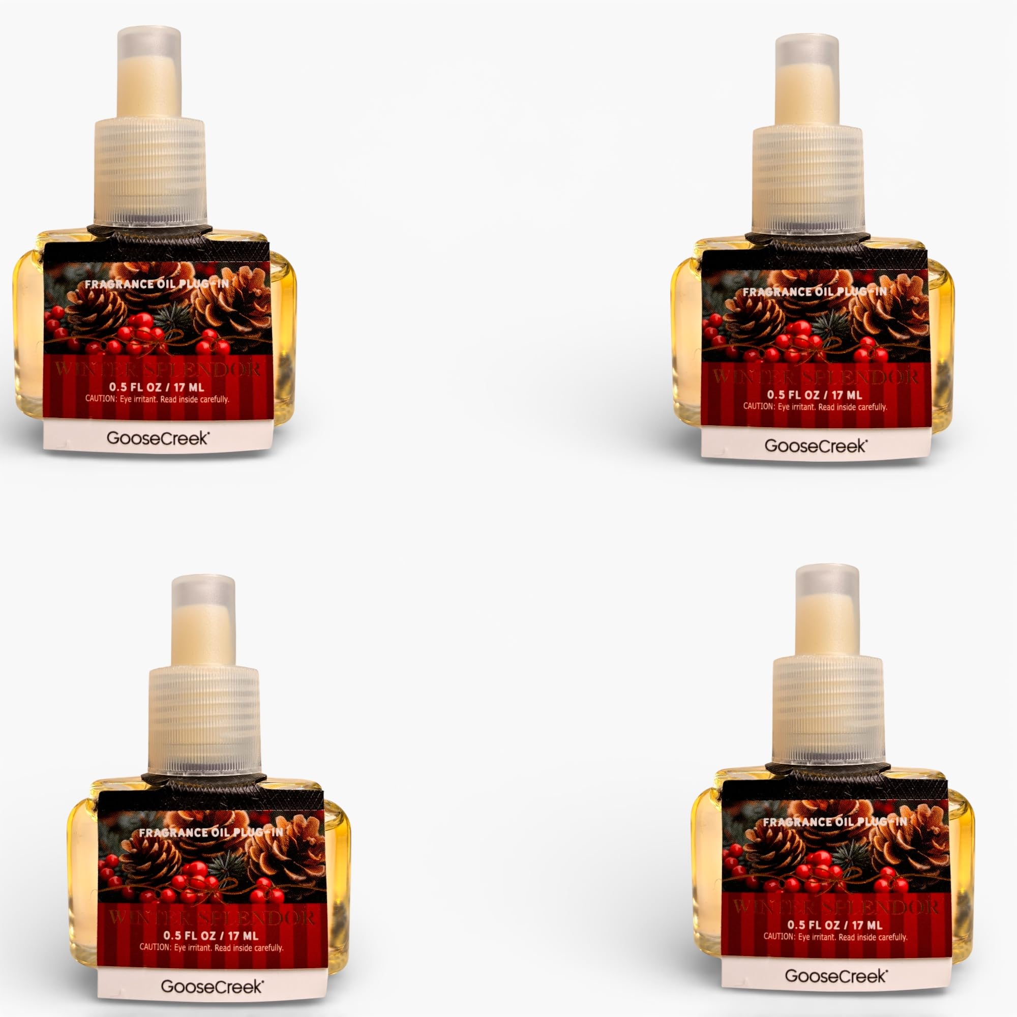 Fragrance Oil Plug-In, Winter Cedar Scent, 0.5 FL OZ / 17 ML