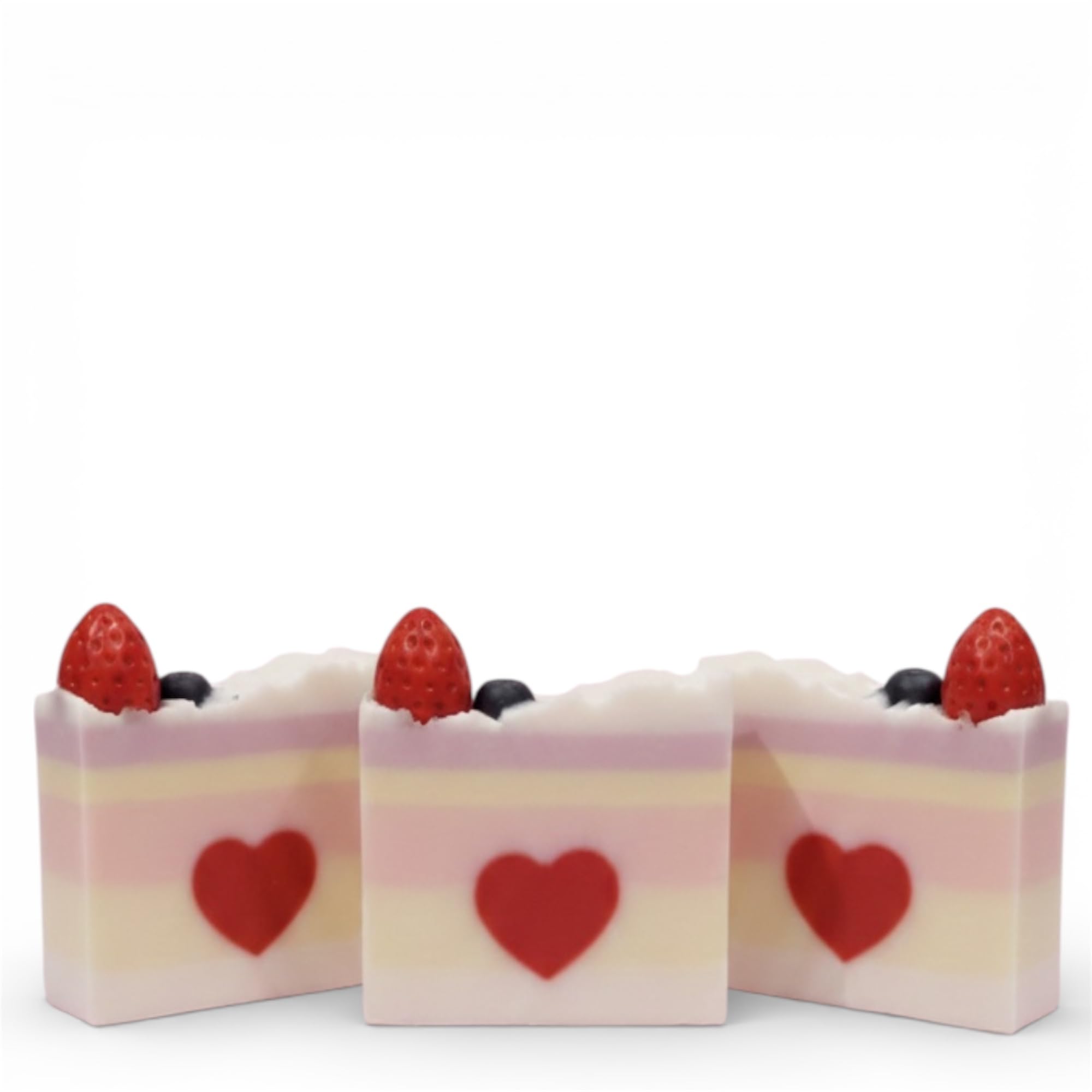 Handmade Artisan Soap Bars, Multi-Layered Decorative Design, Natural Bath Soap