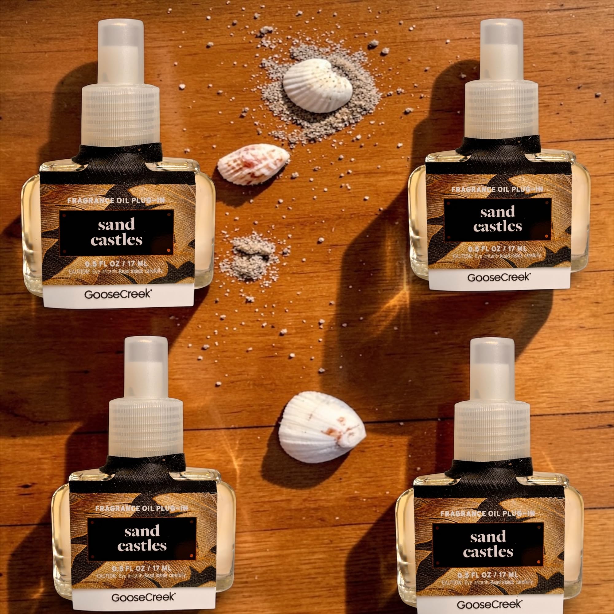 Sand Fragrance Oil Plug-In, 0.5 FL OZ, Orange Flower, Tropical Coconut, Ocean Shells