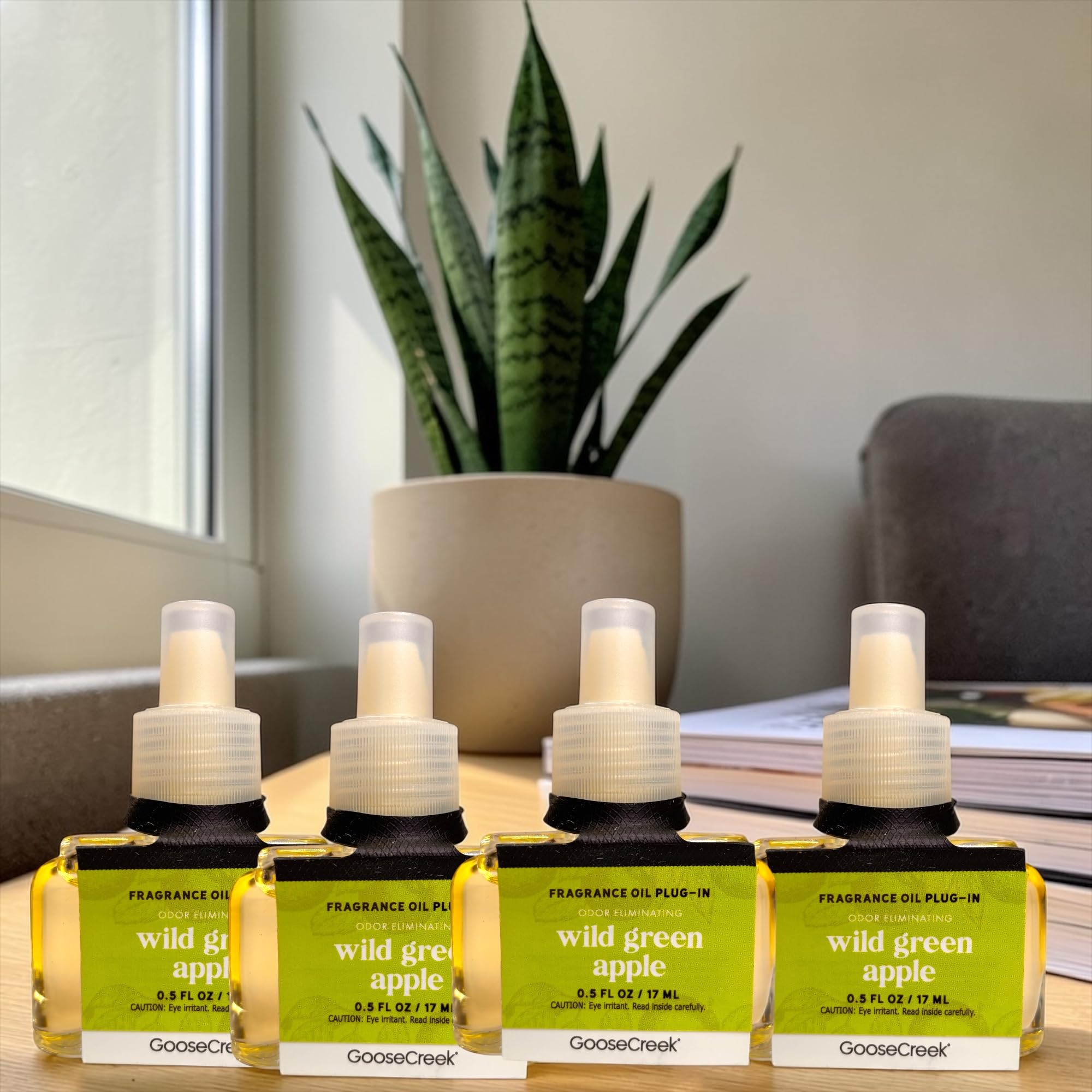Wild Green Apples Fragrance Oil Plug-In, Odor Eliminating, 0.5 FL OZ, 17 ML