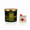 Forest Sanctuary Scented Candle, Soy Wax Blend, 14.5 oz, 3wick Pine Needles, Forest Lily, Fresh Lavender, Worn Cedarwood