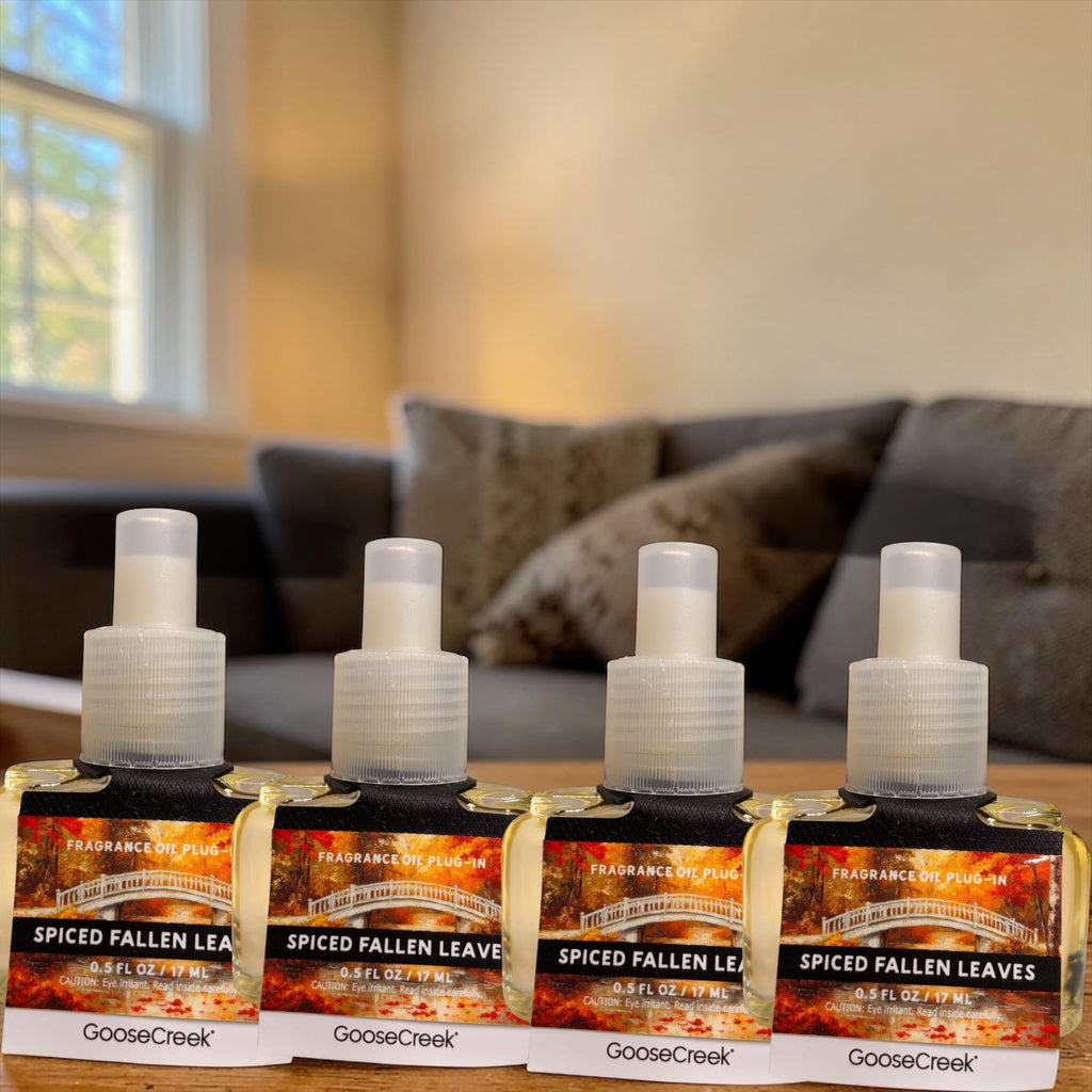 Spiced Fallen Leaves Fragrance Oil Plug-In Refills, 0.5 FL OZ, 4 Pack