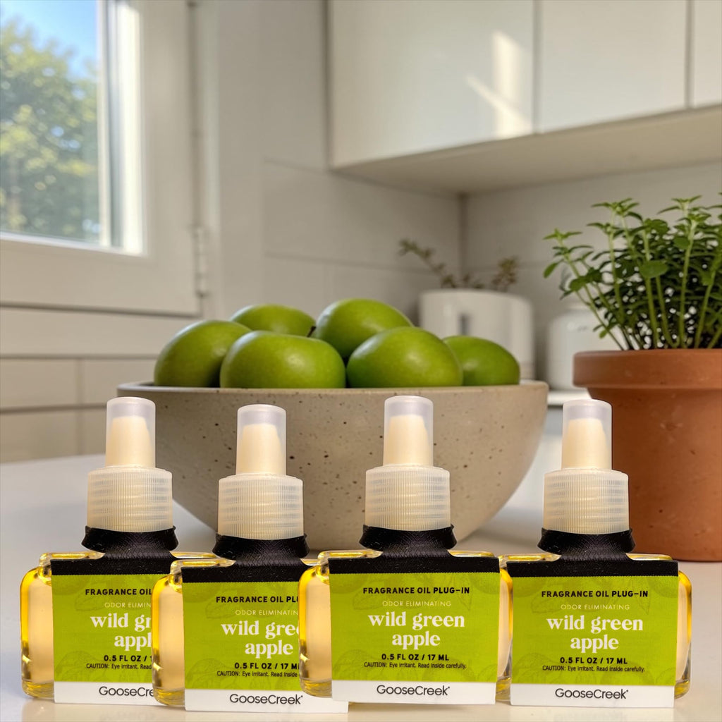 Wild Green Apples Fragrance Oil Plug-In, Odor Eliminating, 0.5 FL OZ, 17 ML