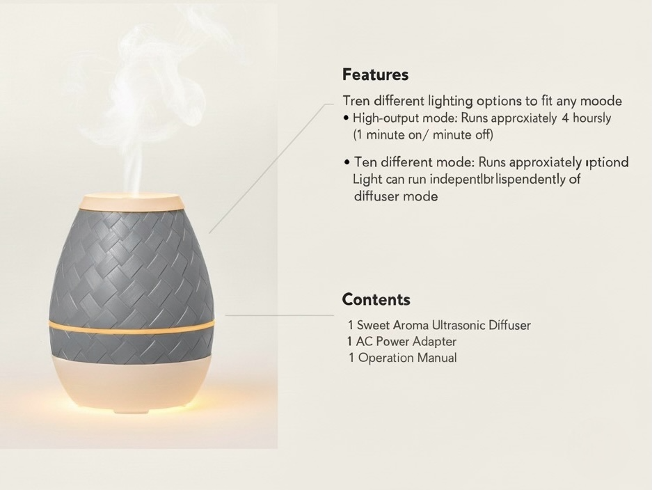 Sweet Aroma  Diffuser & Handmade Soap Gift Set – Relax & Unwind