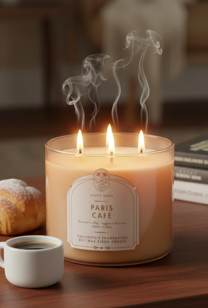 Candle 14.5 Paris Cafe & Love from the Heart Artisanal Goat Milk Soap as a gift