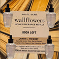 White Barn Book Loft Wallflowers  Refill 4pack Warm & Woodsy Home Fragrance Plugs