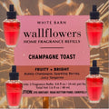 Champagne toast wallflowers 4pack 0.8 oz (ea) Home Fragrance refill plugs