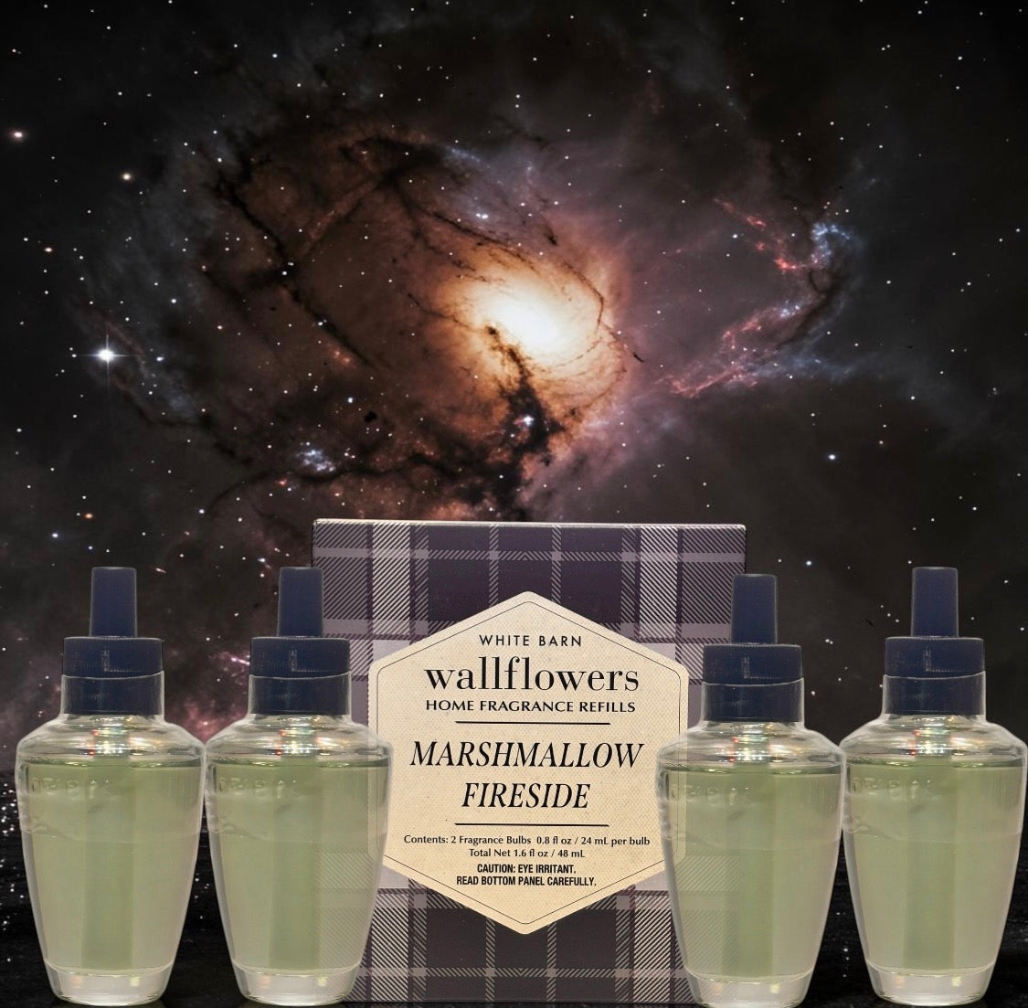 White Barn Wallflowers Marshmallow Fireside 4Pack Refill Home Fragrance Plugs