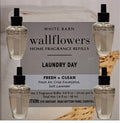 White Barn Wallflowers Refill Laundry Day / Fresh & Lavender Eucalyptus Home Fragrance Refill