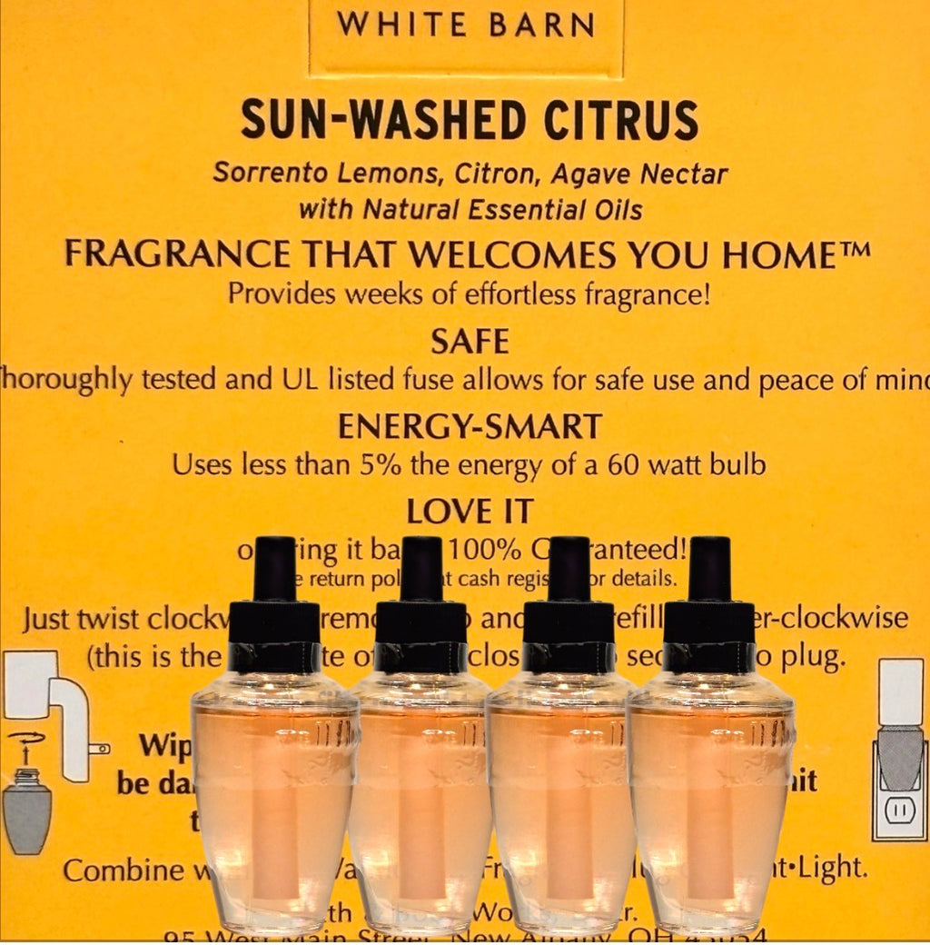 White Barn Wallflowers Sun- Washed Citrus / Home Fragrance Refill Plugs