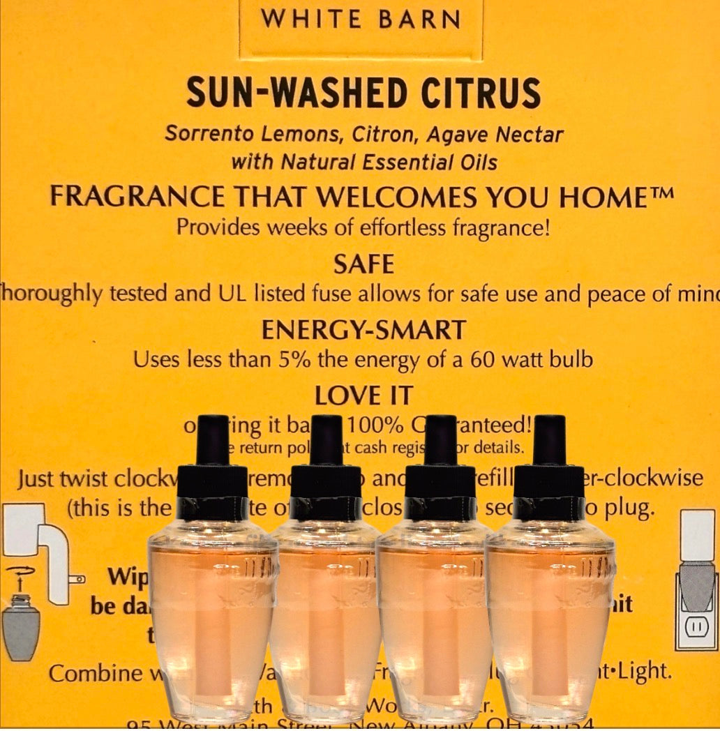White Barn Wallflowers Sun- Washed Citrus / Home Fragrance Refill Plugs