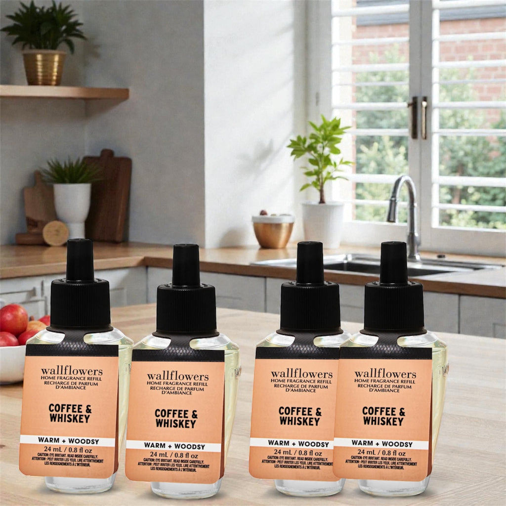 White Barn Wallflowers refill 4pack Coffee & Whiskey 0.8 oz (ea)