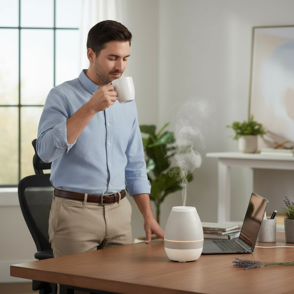 Sweet Aroma  Diffuser & Handmade Soap Gift Set – Relax & Unwind