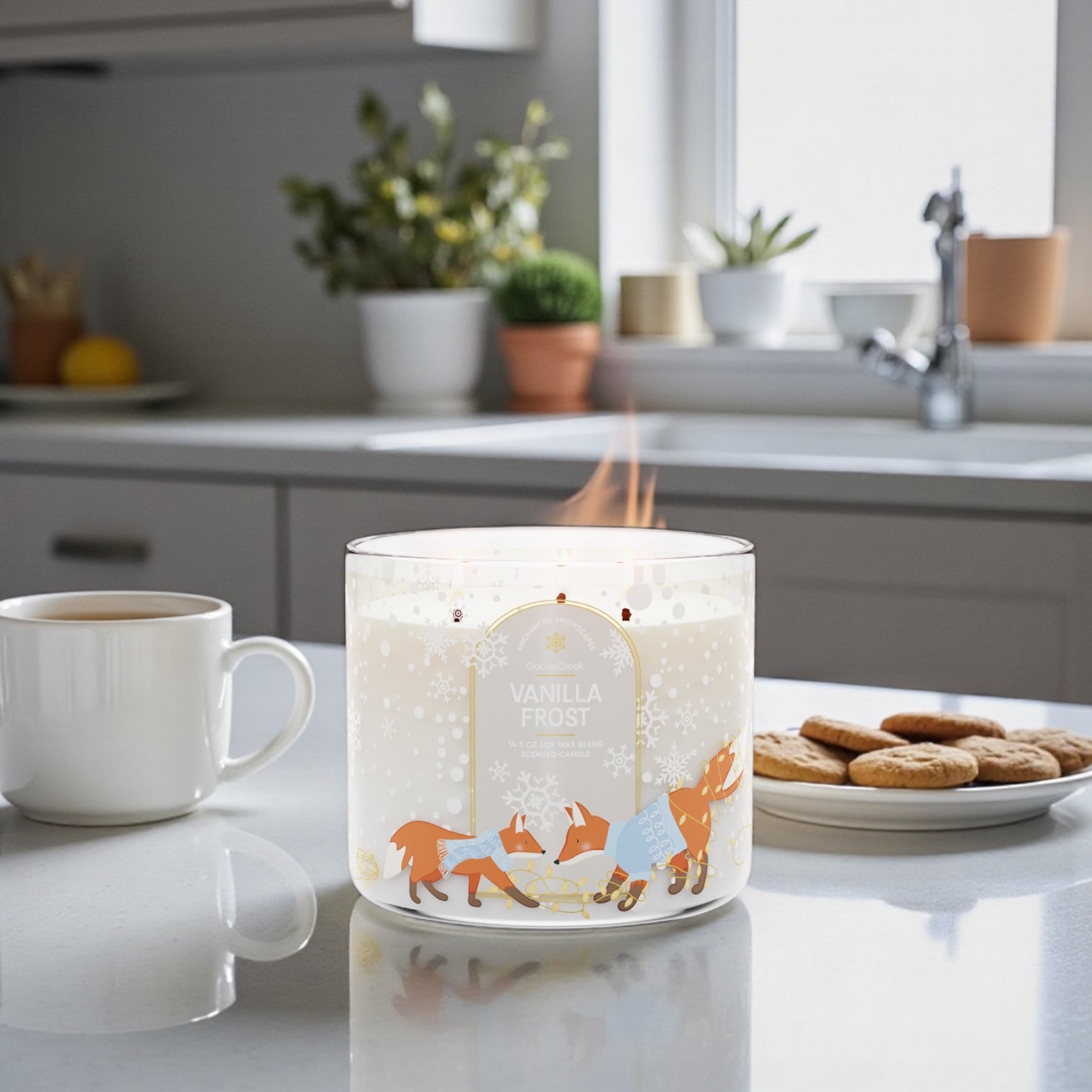Vanilla Forest Candle 14.5 oz + Artisanal shortcake soap (Love from the Heart design)