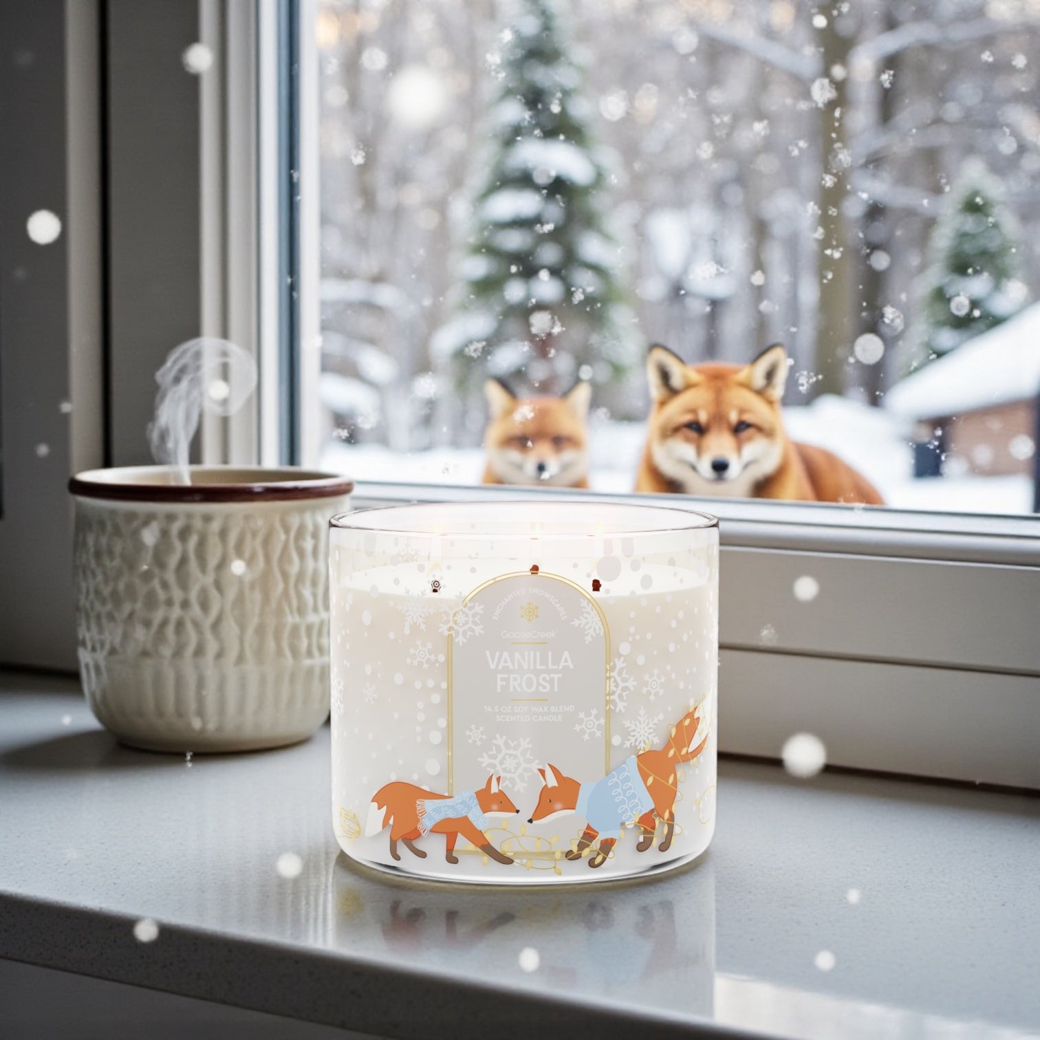 Vanilla Forest Candle 14.5 oz + Artisanal shortcake soap (Love from the Heart design)