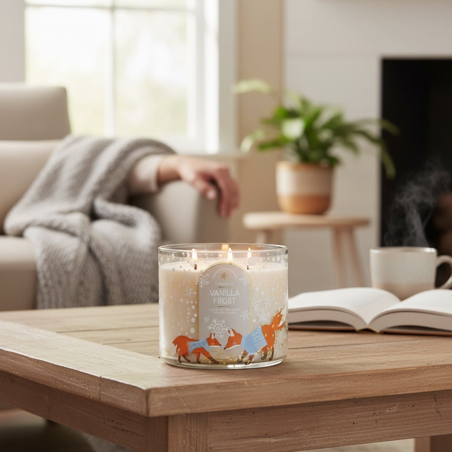Vanilla Forest Candle 14.5 oz + Artisanal shortcake soap (Love from the Heart design)