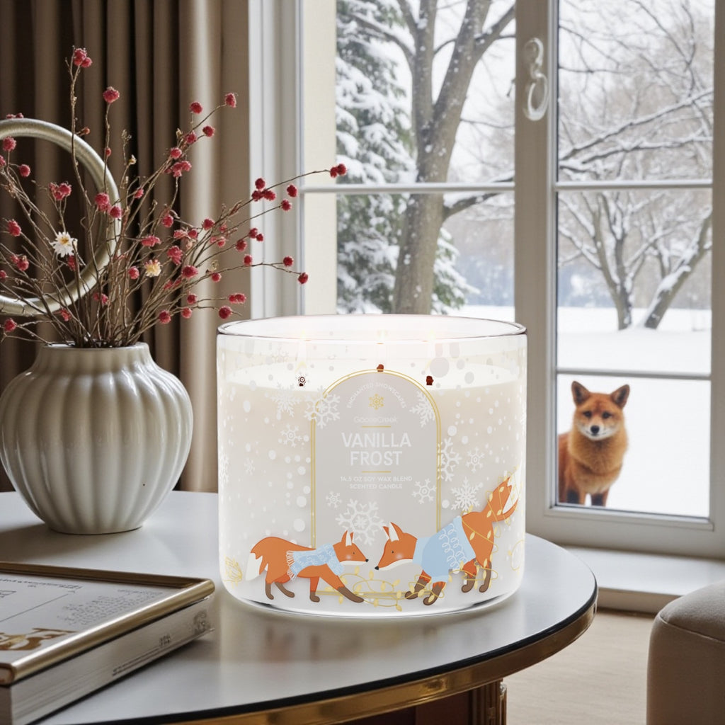 Vanilla Forest Candle 14.5 oz + Artisanal shortcake soap (Love from the Heart design)