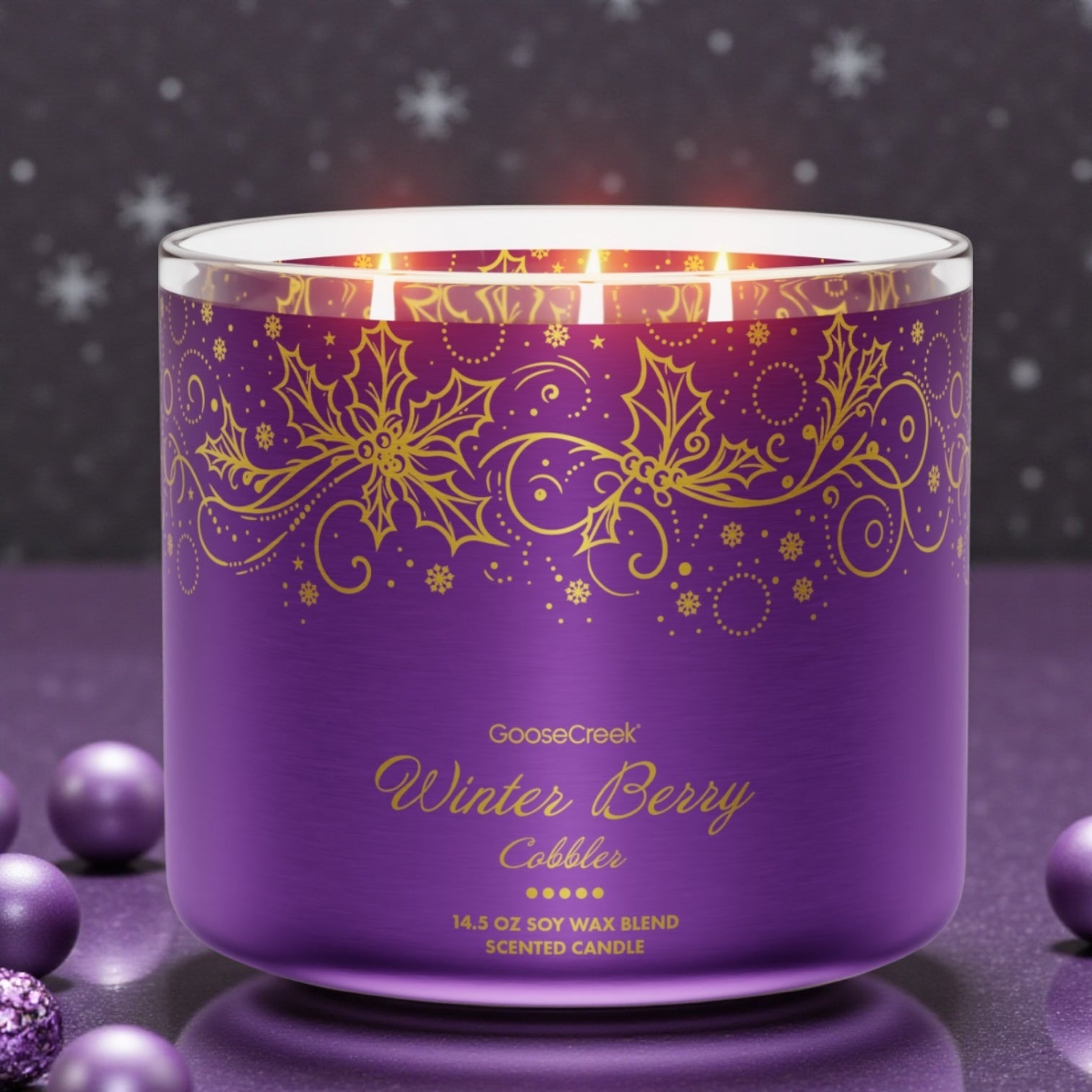 Winter Berry Cobler Candle 14.5 oz + Artisanal shortcake soap (Love from the heart design)