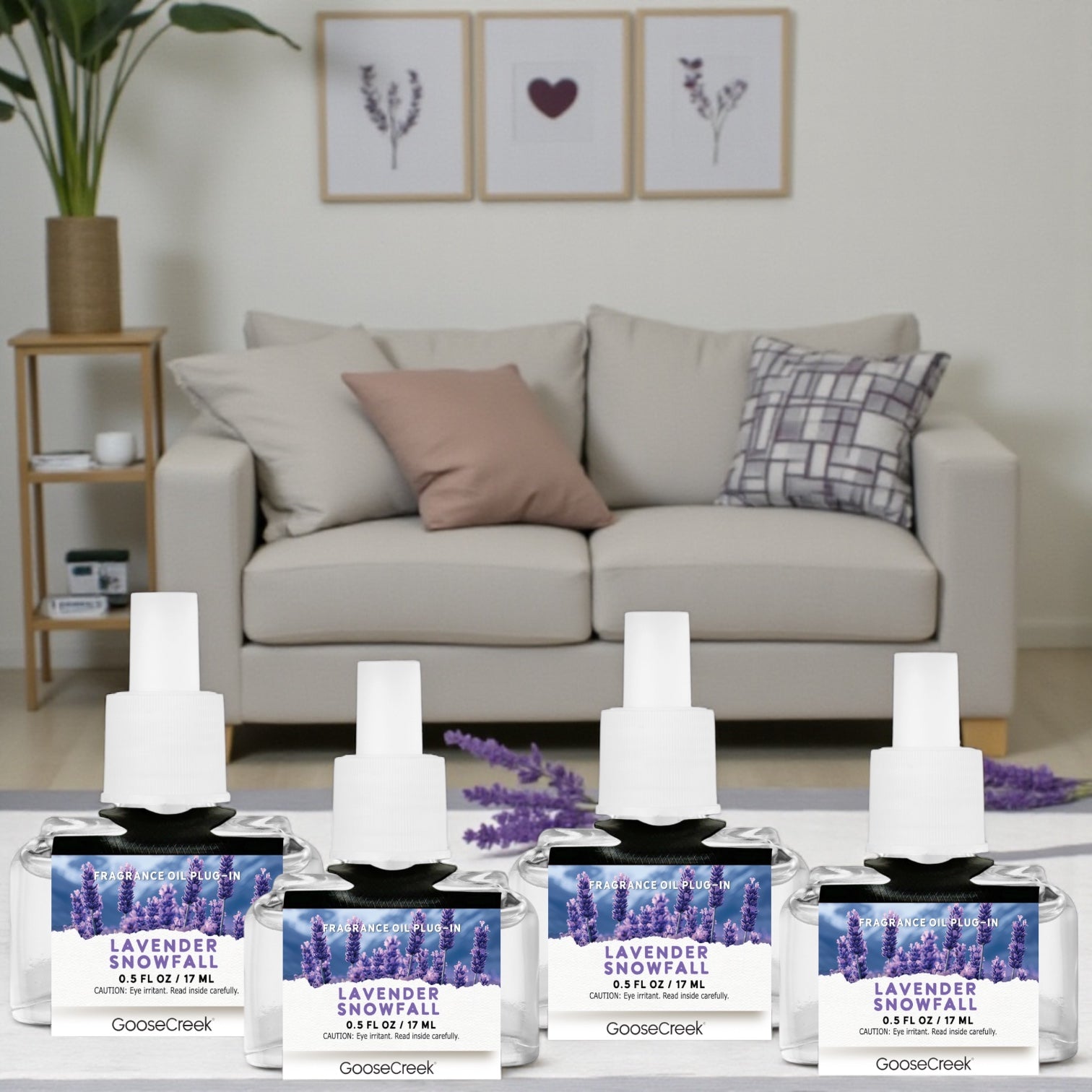 walflowers lavender snowfall 4pack 0.5 oz ea