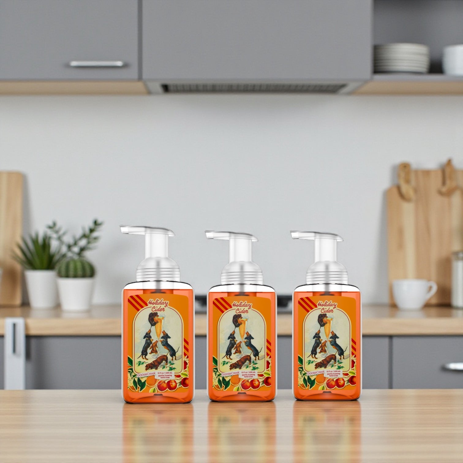 Holiday Cider Hand Soap set of 3  (10oz each)