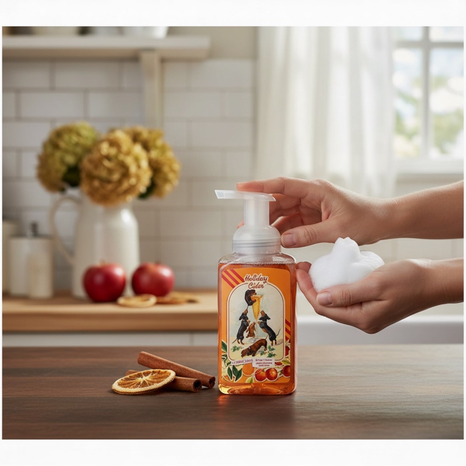 Holiday Cider Hand Soap set of 3  (10oz each)