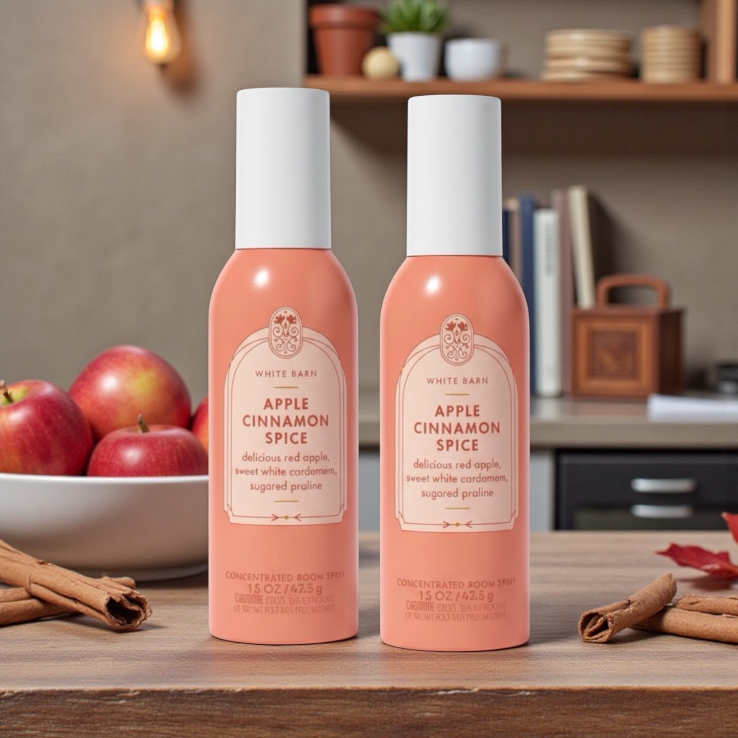 Apple Cinnamon Spice Room Spray set of 2 (1.5 oz ea)