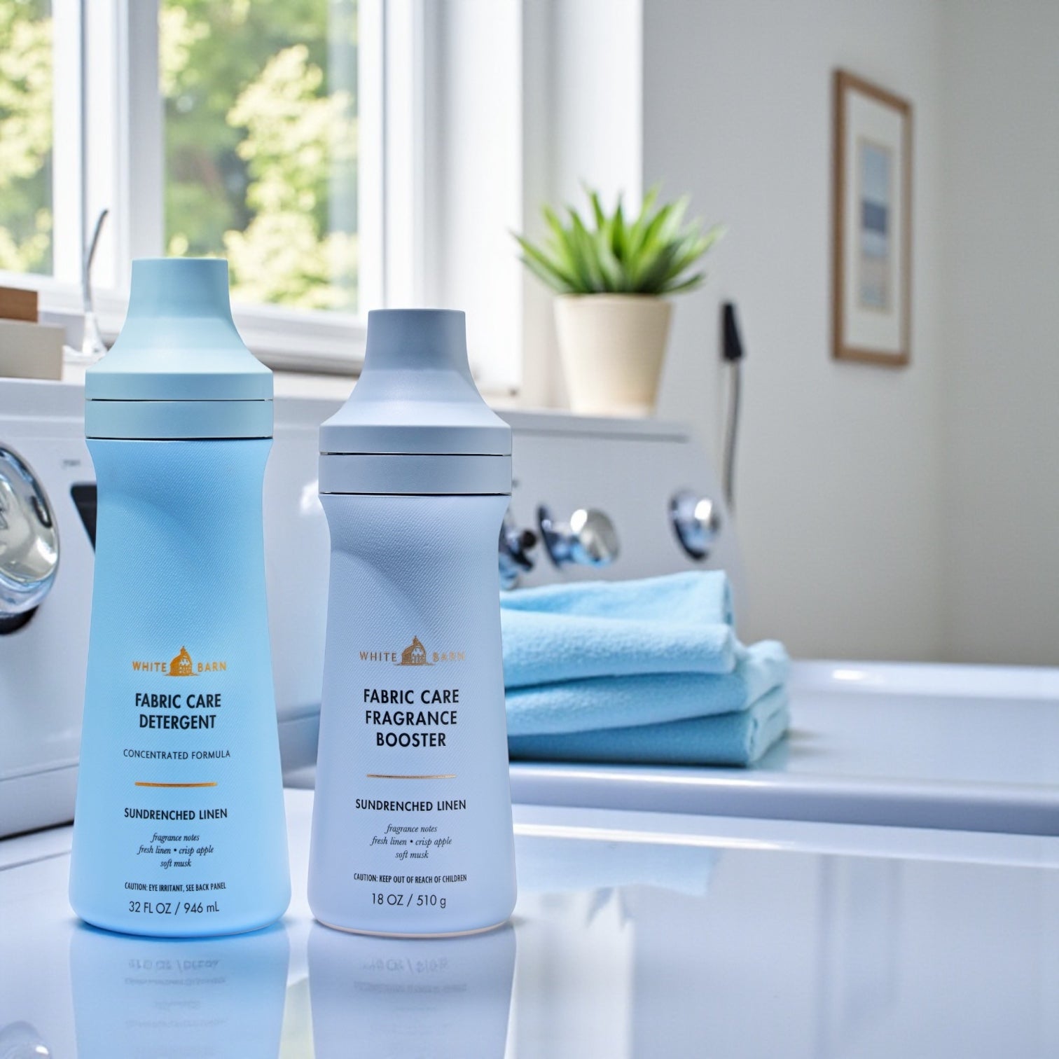 Sundrenched Linen Fabric Care Detergent 32oz Fragance Booster 18.oz
