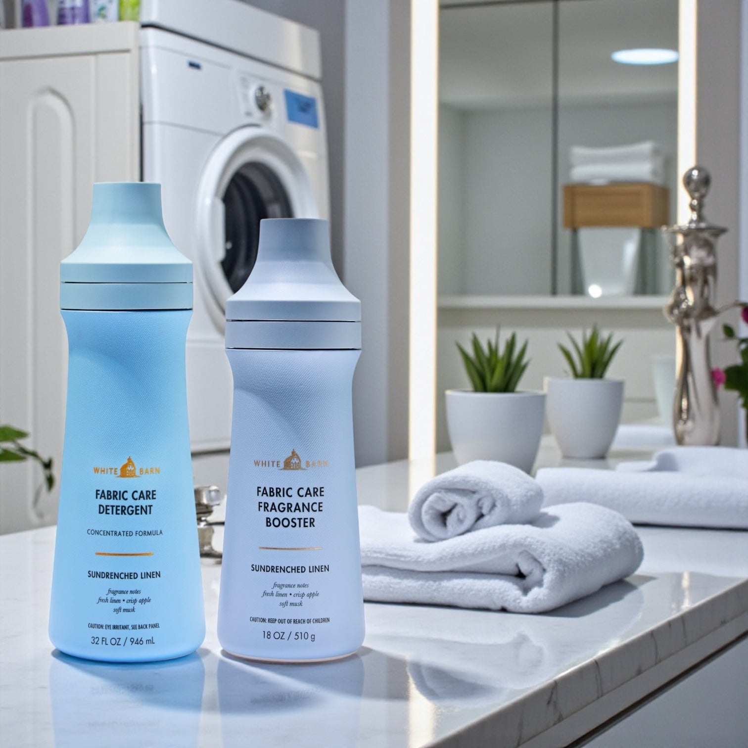 Sundrenched Linen Fabric Care Detergent 32oz Fragance Booster 18.oz