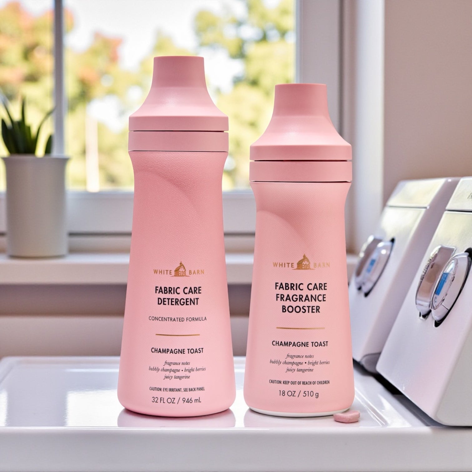 Champagne Toast Fabric Care Detergent 32oz & Fragrance Booster 18oz