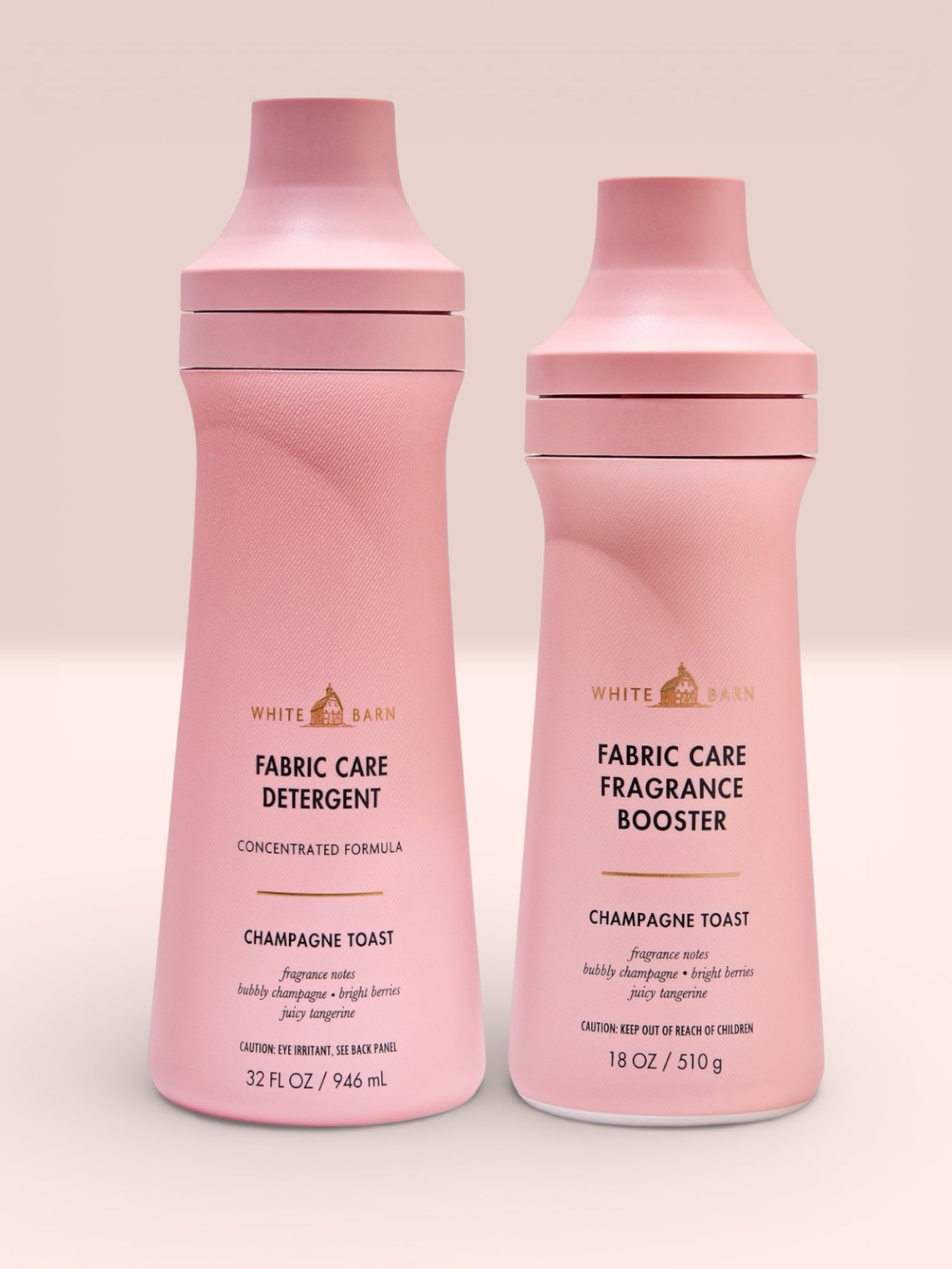 Champagne Toast Fabric Care Detergent 32oz & Fragrance Booster 18oz