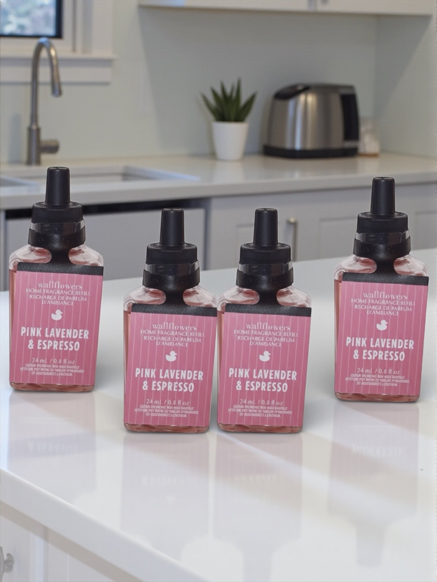 Pink Lavender & Espresso 4pack wallflowers fragances 0.8 fl oz (ea)
