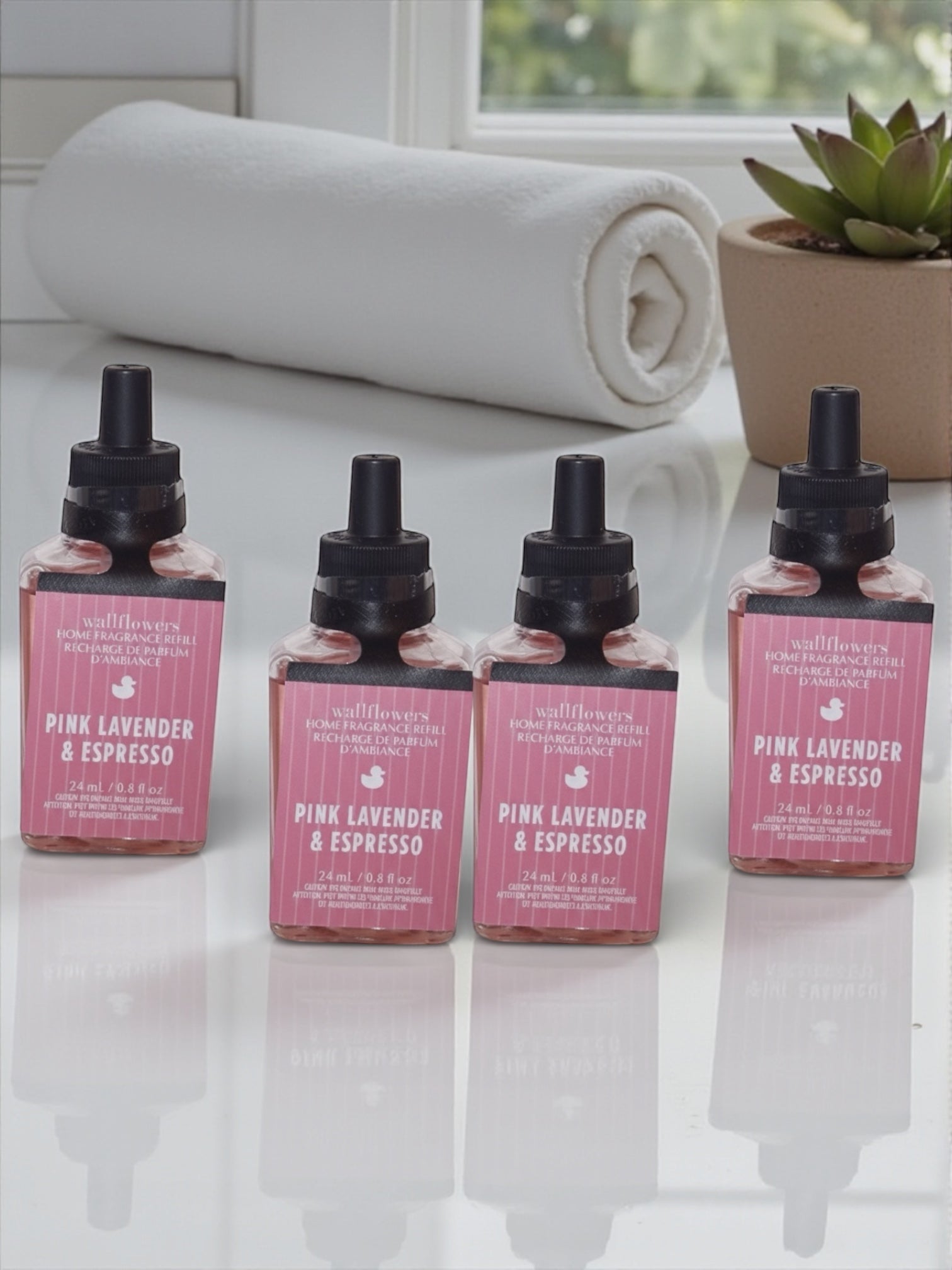 Pink Lavender & Espresso 4pack wallflowers fragances 0.8 fl oz (ea)
