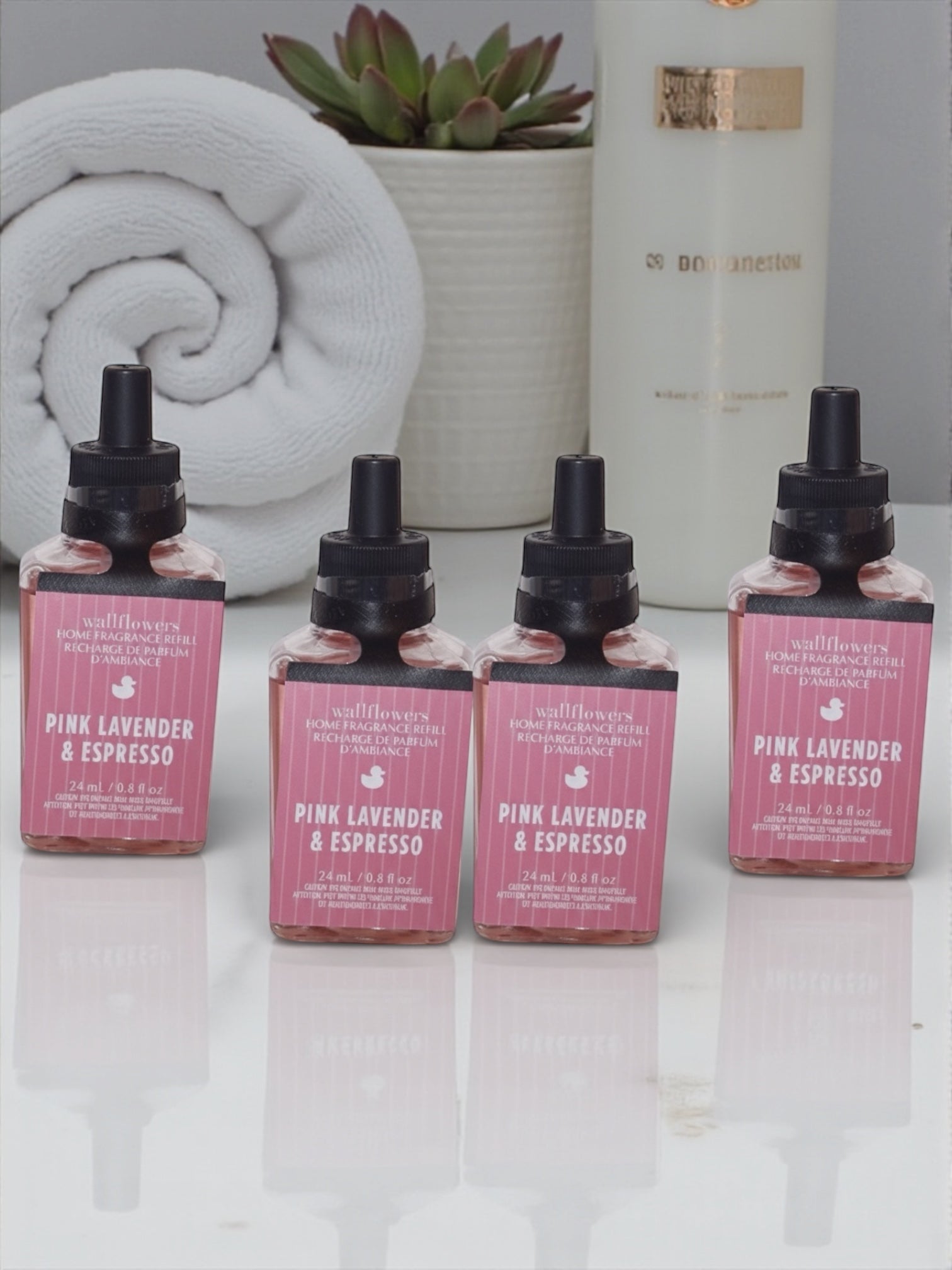 Pink Lavender & Espresso 4pack wallflowers fragances 0.8 fl oz (ea)