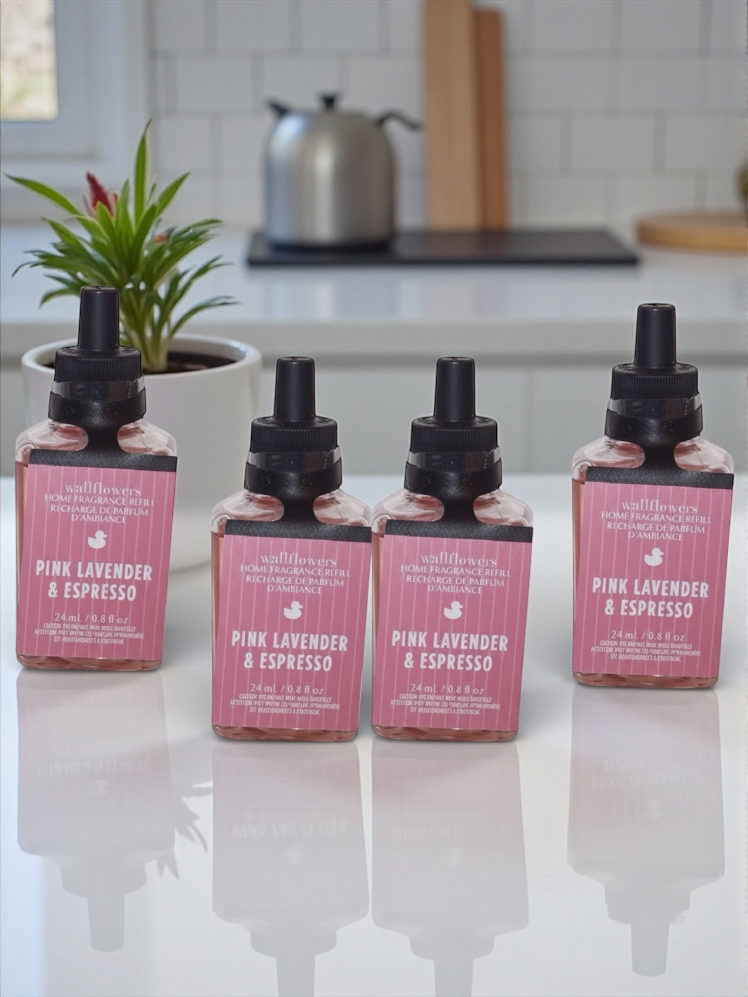 Pink Lavender & Espresso 4pack wallflowers fragances 0.8 fl oz (ea)