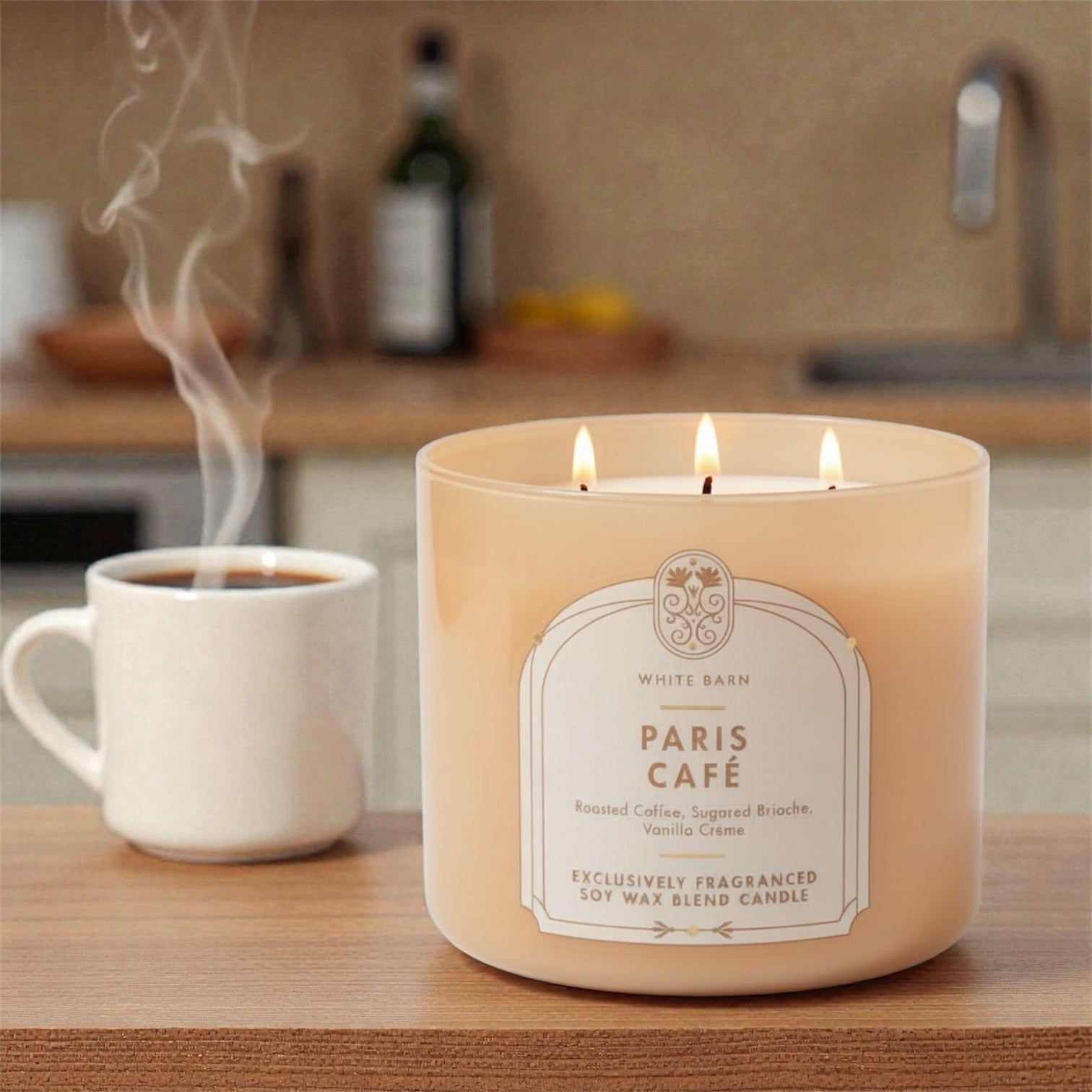 Candle 14.5 Paris Cafe & Love from the Heart Artisanal Goat Milk Soap as a gift