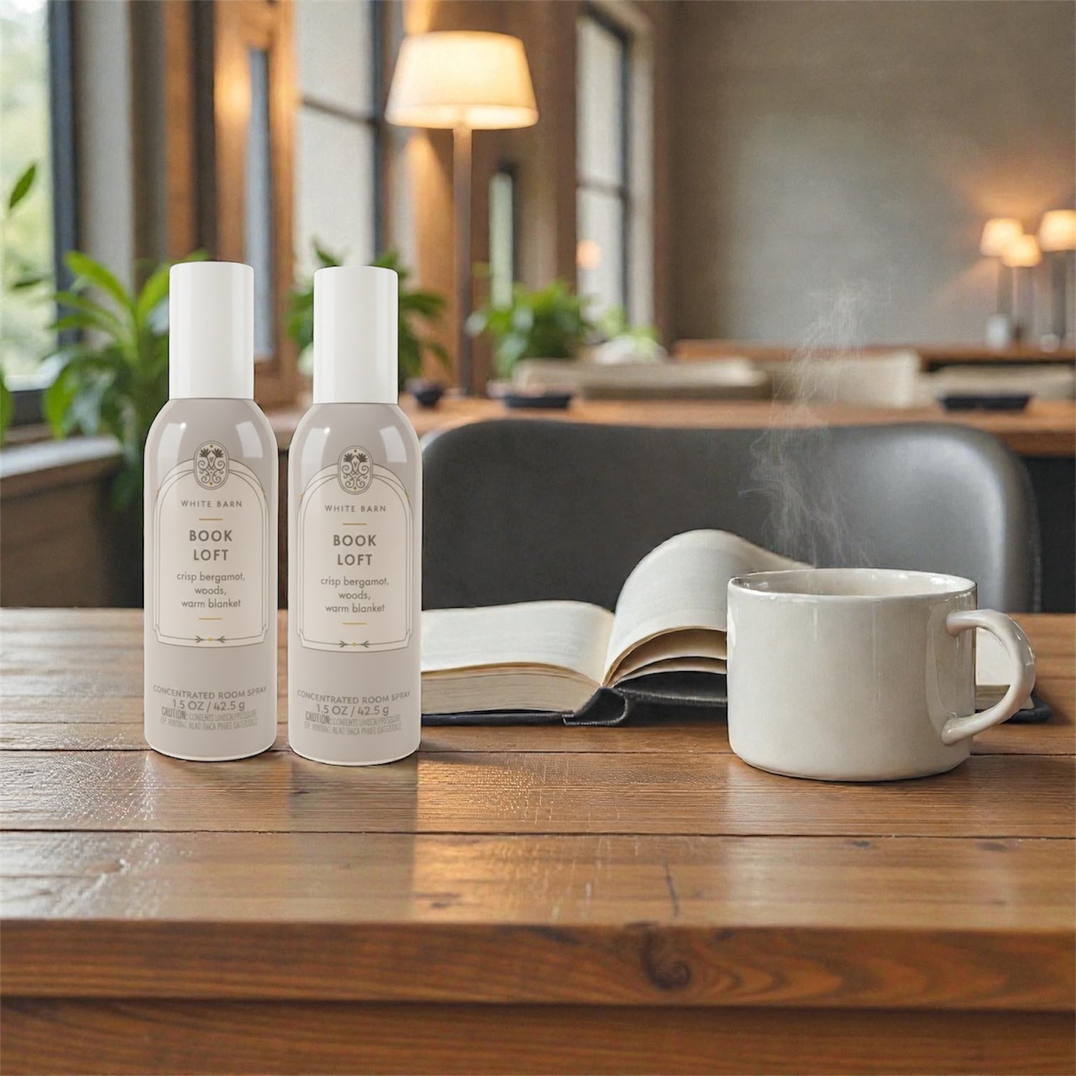 Book Loft Room spray set of two 1.5oz each