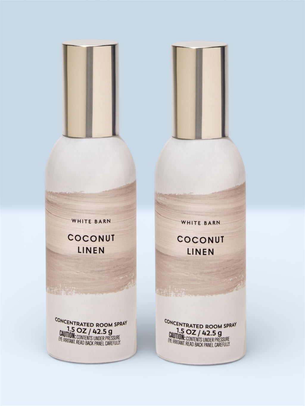 White &Barn Coconut Linen Concentrated Room Spray, 1.5 oz / 42.5g, Set of 2
