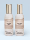 White &Barn Coconut Linen Concentrated Room Spray, 1.5 oz / 42.5g, Set of 2